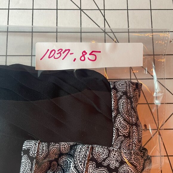 Michael Kors Sleeveless Pleated Hem Dress XS Black & White Career Capsule - Picture 10 of 10